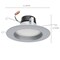Satco 5-6 in 9w LED Downlight Retrofit Brushed Nickel Tunable 120v Dimmable